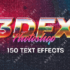 150 3D Text Effects PSD