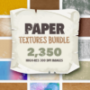 2350 Paper Textures Bundle