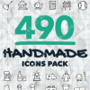 490 Handmade Icons Pack