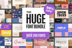 The HUGE Font Bundle