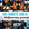 100+Robots and AI Midjourney Prompt