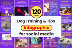 120 Dog Training & Tips Infographic Posts