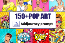 150+ Pop Arts Midjourney Prompt