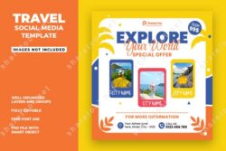 Travel Social Media Template