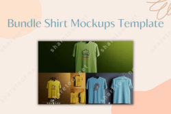 Bundle Shirt Mockups Template