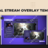 Digital Stream Overlay Template
