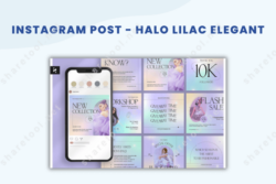 Instagram Post - Halo Lilac Elegant