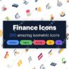 Online Banking Isometric Icons