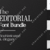The Editorial Font Bundle