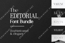 The Editorial Font Bundle