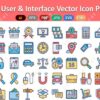 Web User and Interface Vector