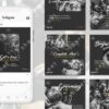 salon Barbershop Instagram Post Template