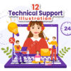 12 Technical Support System Illustration