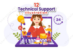 12 Technical Support System Illustration