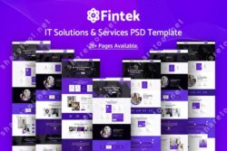 Fintek IT Solutions PSD Template