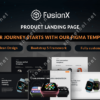 FusionX Product Landing Page Figma Template