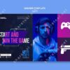 Gaming Concept Social Media Banner