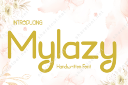 Mylazy Handwritten Font