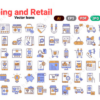 Shopping and Retail Vector Icons