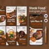 Steak Food Instagram Story