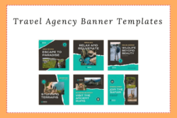 Travel Agency Banner Templates