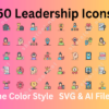 50 Leadership Icons