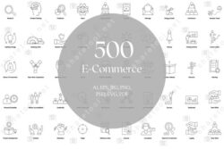 500 Big Business Icons