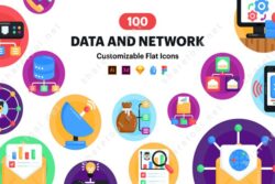 Data Network Icons