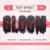 Gloom - Editable Text Effect