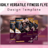 Highly Versatile Fitness Flyer Design Template