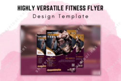 Highly Versatile Fitness Flyer Design Template