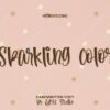Sparkling Color Font