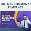 YouTube thumbnail template