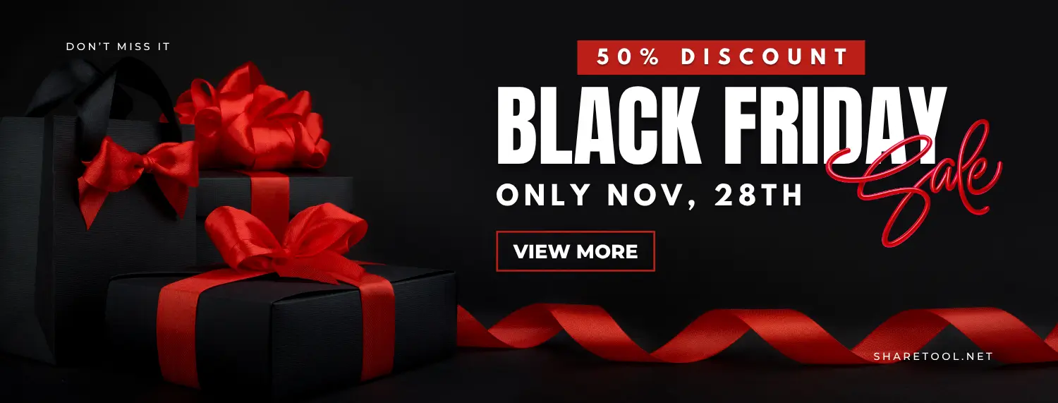 Black Friday Deals from Share Tool