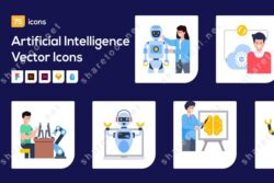 Artificial Intelligence Vector Icon