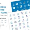 Business Colored Line Icons