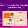 Chaild-Child School Education PSD Template