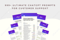 999+ Ultimate ChatGPT Prompts for Customer Support