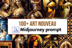 100+ Art Nouveau Midjourney Prompts