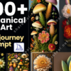 100+ Botanical Art Midjourney Prompt