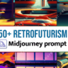 50+ Retrofuturism’s Midjourney Prompt