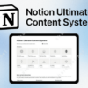 Notion Way   Notion Ultimate Content System
