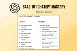 SaaS 101 ChatGPT Mastery