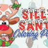 Silly Santa Coloring Pages