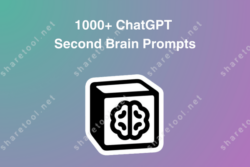 1000+ ChatGPT Second Brain Prompts