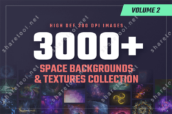 3000+ Space Backgrounds And Textures – Vol.2