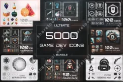 5000 Game Dev Icons Mega Bundle