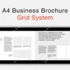 A4 Business Brochure Grid System