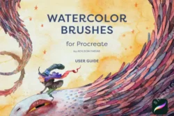 Digital Watercolor Brush Pack For Procreate