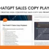 The ChatGPT Sales Copy Playbook